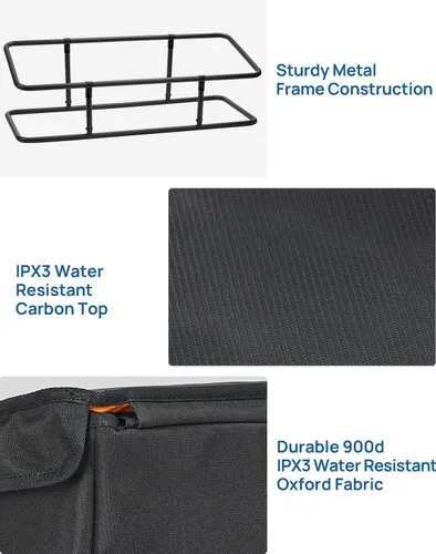 Vista 7 de JOYTUTUS Organizador de Caja de Carga para Camioneta, Bolsa de Carga para Caja de Camión, Organizador de Almacenamiento Transportador Accesorios