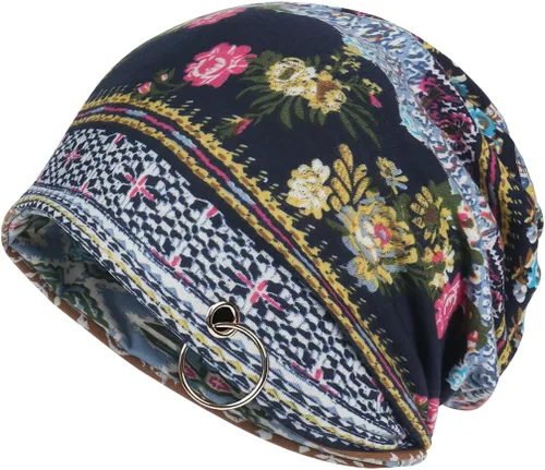 Vista 45 de Jemis Skullies - Gorro tipo beanie informal para otoño