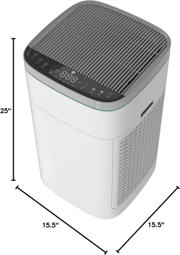 Vista 8 de Heaven Fresh Purificador de aire HEPA HF600 con sensor de calidad del aire y conectividad WiFi inteligente