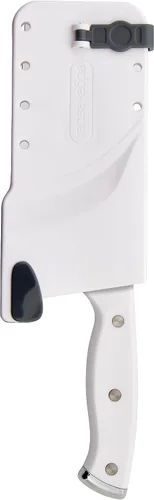 Vista 8 de Farberware - Cuchilla de 6 pulgadas con funda autoafilable EdgeKeeper, hoja de acero inoxidable de alto carbono, mango blanco de triple remache