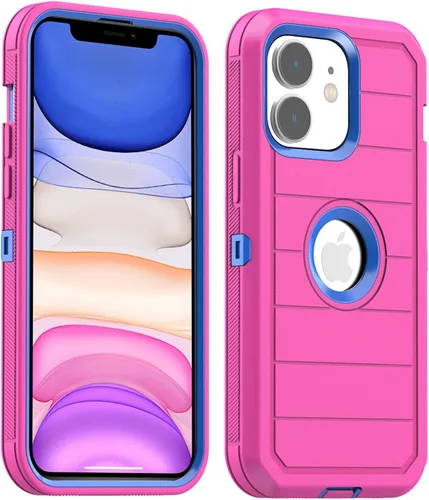 Vista 11 de AICase Funda para iPhone 11, resistente protección contra caídas, cuerpo completo, resistente, a prueba de golpes, militar, resistente, duradera
