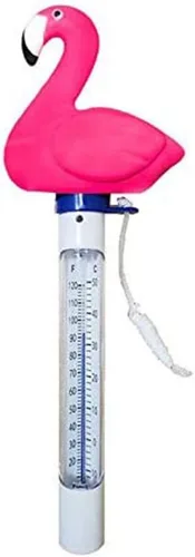 Vista 7 de N/Y Termómetro flotante para piscina, termómetro de agua de estanque con cuerda, termómetro de piscina para bebés para piscinas al aire libre e