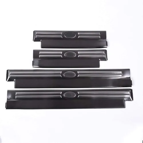 Vista 6 de YIWANG 304 acero inoxidable para puerta interior de coche, 4 piezas para Land Rover Discovery 4 LR4 2010-2016