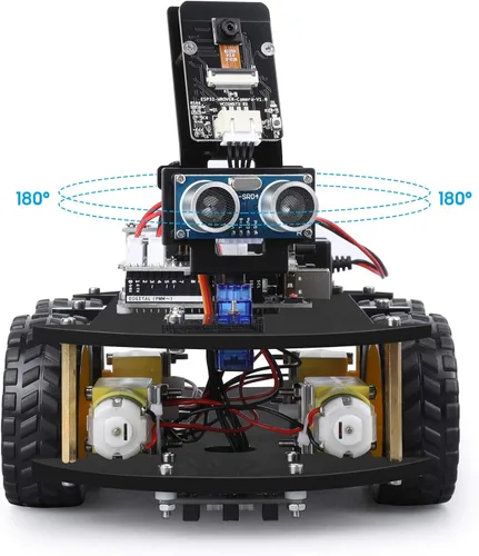 Vista 5 de ELEGOO UNO R3 Project Smart Robot Car Kit V4 & ELEGOO Tumbller Self-Balancing Robot Car Kit Compatible con Arduino