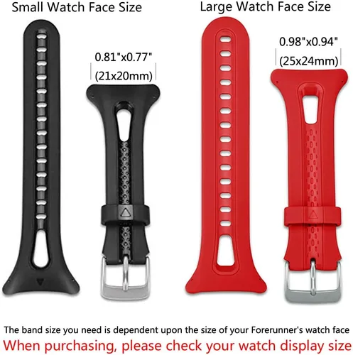 Vista 7 de Correa para Garmin Forerunner 10/15, correa de repuesto de silicona suave para Garmin Forerunner 10/15