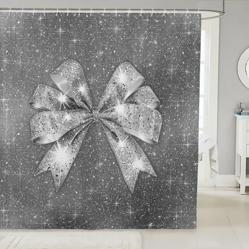 Vista 45 de Cortina de baño de flores de margarita para niños y niñas, cortina de ducha floral para decoración de baño, 72 x 72 pulgadas, retro, floral