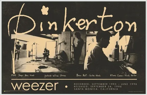 Vista 5 de Scorpio Posters Weezer - Pinkerton - Póster de grupo - 17" x 11
