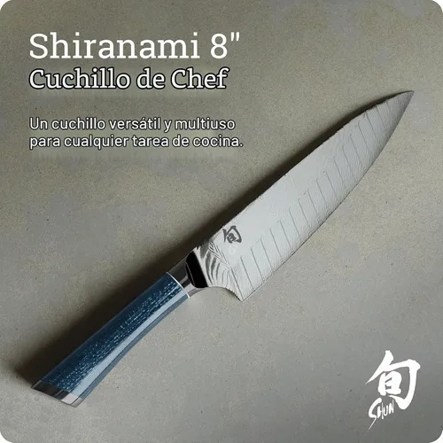 Vista 2 de Shun Shiranami Cuchillo de chef de 8