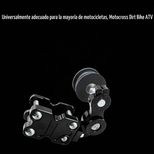 Vista 2 de Accesorios universales modificados para motocicleta, regulador de aleación de aluminio CNC, nuevo ajustador automático, tensor de cadena de rueda