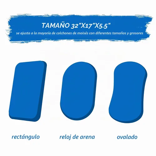 Vista 3 de Juego de sábanas de moisés para bebé, 2 unidades, color azul y rosa Sábanas universales suaves para colchón rectangular ovalado y cuna de reloj