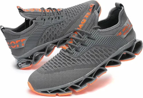 Vista 5 de Zapatos deportivos Chopben para correr tenis a la moda con red transpirable y suela suave antideslizante zapatos para caminar casuales y atléticos