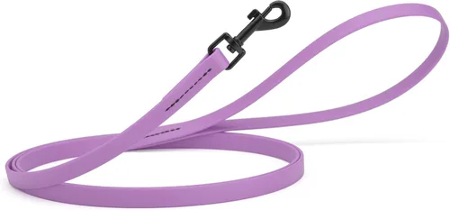 Vista 108 de Dogline Biothane - Correa impermeable para perro, tejido de nailon con revestimiento fuerte, con herrajes negros, a prueba de olores, fácil