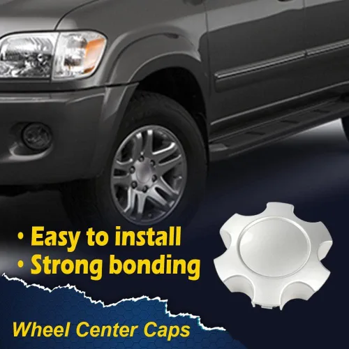 Vista 5 de G-PLUS Tapones centrales de rueda compatibles con Toyota Tundra Sequoia 03-07, kit de 4 piezas, color plateado