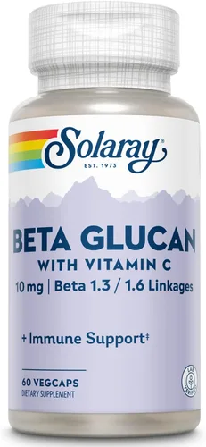 Vista 7 de SOLARAY Suplementos de beta glucano, apoyo inmunológico, apoyo cardíaco y digestivo con fibra beta glucano de levadura de panadero, alta potencia