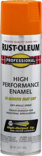 Vista 33 de Rust-Oleum 7515838 Pintura en aerosol de esmalte profesional de alto rendimiento, 14 onzas, aluminio