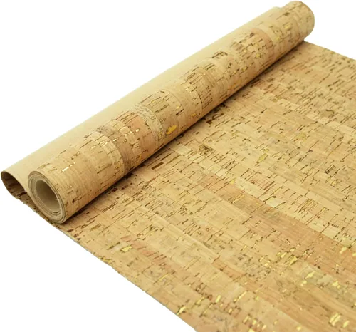 Vista 20 de SorenCut Tela de corcho por yarda, tela de corcho para coser con superficie de café negro, 12 x 52 pulgadas más grande para manualidades, cortar