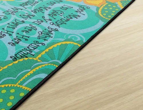 Vista 3 de Flagship Carpets Good Morning Bright Sunshine - Alfombra colorida de dibujos animados para aula infantil, alfombra de habitación de niños, sala