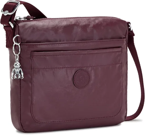 Vista 4 de Kipling Bolso cruzado Sebastian para mujer, súper ligero, duradero, bolso de hombro