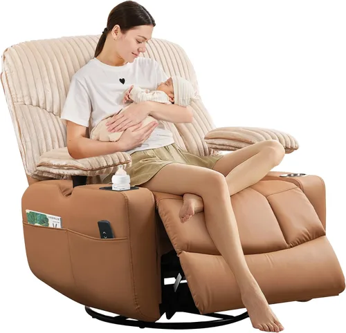 Vista 11 de Mecedora para guardería reclinable eléctrico con reposabrazos de Gris