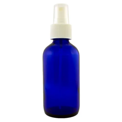 Vista 6 de Botella de vidrio ámbar de 2 fl oz con tapa de spray negra (paquete de 6)
