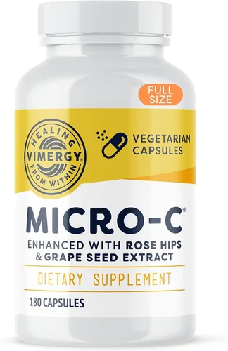 Vista 6 de Vimergy Micro-C® Cápsulas de Vitamina C – 500mg por cápsula, Apoya la salud inmunológica*, Promueve la producción de colágeno, Apoya huesos