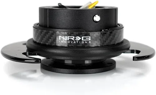 Vista 3 de NRG Innovations NRG-SRK-650CF-1 GEN 3.0 Kit de liberación rápida para volante de carreras Adaptador de buje de 6 agujeros Diseño de 6x70 y 6x74mm
