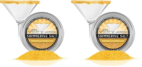 Vista 14 de Brew Glitter - Sal negra brillante (4 onzas, 1 lata de barra) para cóctel comestible con purpurina mezclada para bebidas y bebidas