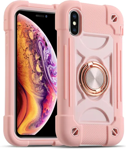 Vista 55 de MARKILL Compatible con iPhone Se3/iPhone Se2, Funda para iPhone 6/6S, Funda para iPhone 7/iPhone 8 de 4.7 Pulgadas con Soporte Anular, Funda