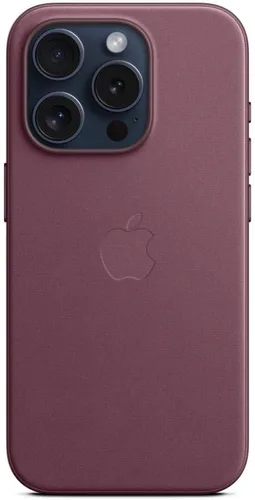 Vista 2 de Apple Funda FineWoven para iPhone 15 Pro con MagSafe - Mulberry