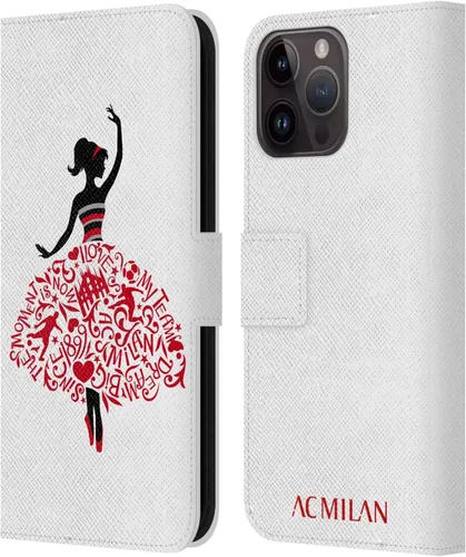 Vista 121 de Head Case Designs Officially Licensed AC Milan Dream Big Children Leather Wallet Case Compatible with Apple iPhone 11