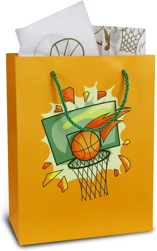 Vista 9 de DolliBu Alien - Bolsa de regalo grande con papel de seda y asas, 13 pulgadas