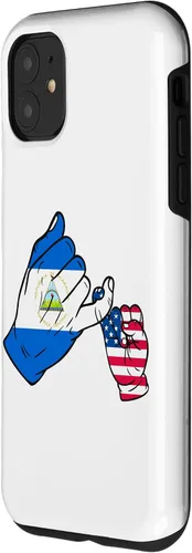 Vista 8 de iPhone 15 Parent and child Nicaragua USA family Case