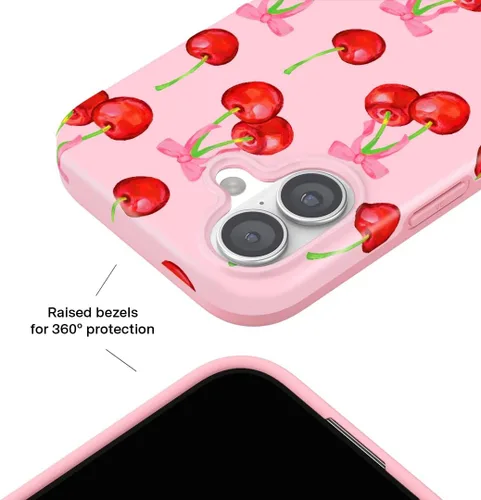 Vista 1016 de VELVET CAVIAR Funda para iPhone 15, compatible con MagSafe, probada contra caídas de 10 pies, fundas protectoras de diseño, leopardo color rosa
