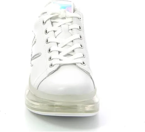 Vista 4 de KARL LAGERFELD Zapatillas Kapri Kushion para mujer color blanco iridiscente