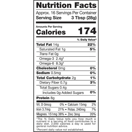 Vista 5 de Sunfood Superfoods Semillas de cáñamo orgánicas crudas, semillas de cáñamo orgánicas, corazones de cáñamo orgánicos, semillas de cáñamo sin cáscara