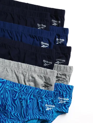 Vista 3 de Reebok Calzoncillos de tiro bajo para hombre, paquete de 10 calzoncillos de algodón suave con bolsa de contorno de apoyo para uso diario
