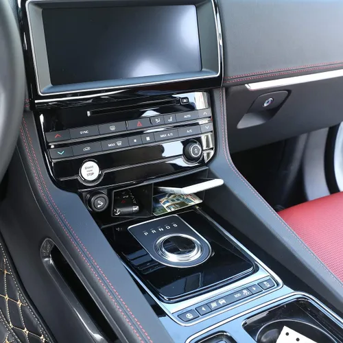 Vista 5 de YIWANG - Caja de almacenamiento multifunción de plástico ABS para Jaguar XF 2016-2019, XE 2015-2019