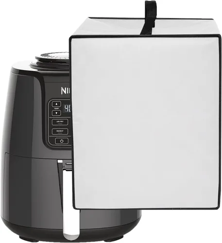 Vista 8 de Funda para freidora de aire, resistente al calor, tela de nailon impermeable, funda protectora contra el polvo para freidora de aire Ninja AF101 4