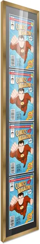 Vista 105 de Poster Palooza Marco de cómic con paspartú para 1 cómic de la Edad de Bronce publicado entre 1970 y 1985, marco de cómic negro para cómic de 7.25 x