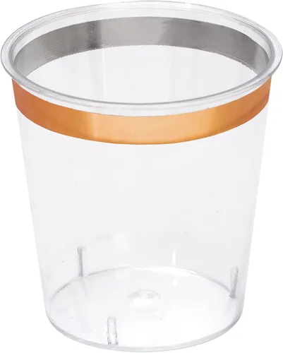 Vista 10 de Zappy 124 vasos de chupito de plástico neón, 1 oz, varios colores neón, desechables y reutilizables, sin BPA, perfectos para bodas, reuniones
