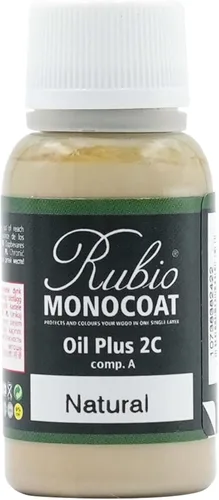 Vista 25 de Rubio Monocoat Muestra de Tinte y Acabado para Madera - Niebla 5% Aceite Plus Parte A Aceite de linaza para madera de secado rápido y ecológico