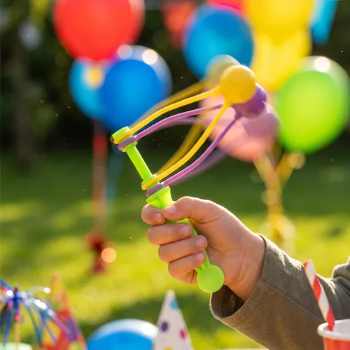Vista 2 de Rhode Island Novelty Mini clackers de 4 pulgadas, una docena, clacker, fabricante de ruido, a partir de 3 años, variedad de colores brillantes
