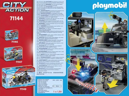 Vista 4 de Playmobil Unidad táctica - Vehículo todo terreno