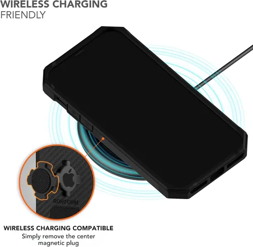 Vista 9 de Rokform - Funda para iPhone 12 Pro Max, serie resistente, equipo de protección magnética de Apple, funda para iPhone con bloqueo giratorio RokLock