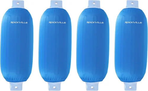 Vista 37 de Rockville C8527NB - Paquete de 4 fundas para guardabarros de barco de 8.5 x Azul marino