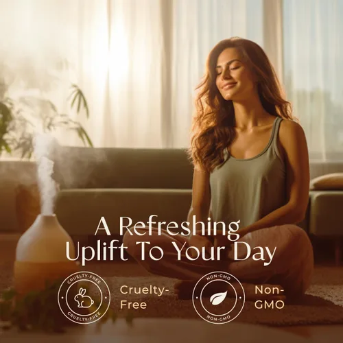 Vista 4 de Gya Labs Breathe - Mezclas de aceites esenciales 100% puros, naturales y fáciles de respirar de eucalipto, menta y más para limpiador humidificador
