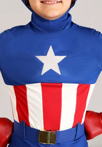 Vista 6 de Disfraz Premium de Capitán América para Niño de Marvel Multicolor