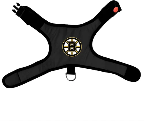 Vista 2 de Boston Bruins - Arnés de alta calidad acolchado con cierre de seguridad para perro y gato (XS)
