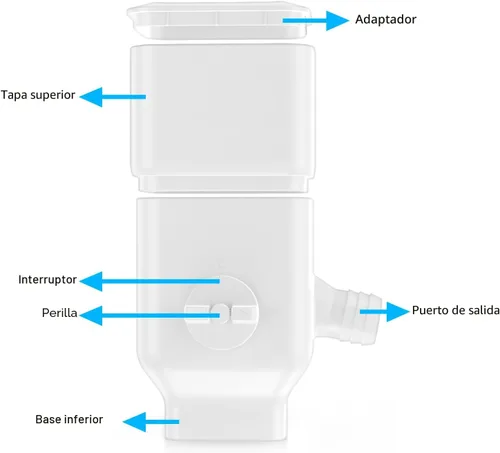 Vista 7 de Desviador de bajante, desviador de agua de lluvia se adapta a bajantes de gran tamaño de 3 x 4 pulgadas y bajante de 2 x 3 pulgadas, sistema