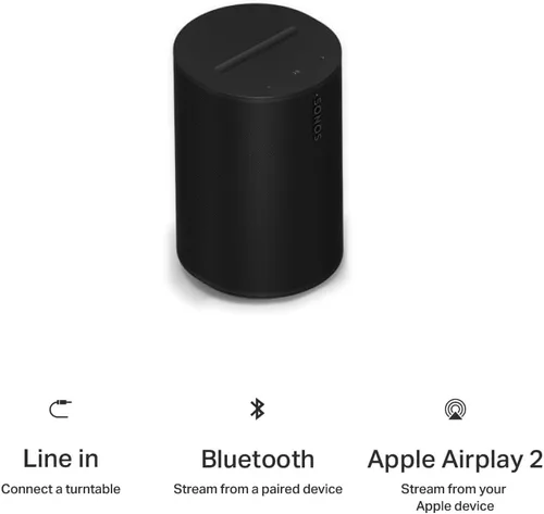 Vista 9 de Sonos Era 100 SL - Altavoz compacto sin micrófono, color negro